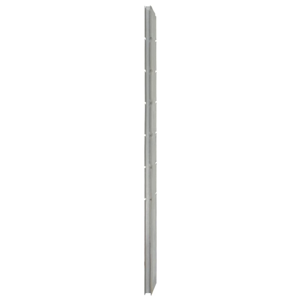  Gabionový plotový stĺpik strieborný 180 cm pozinkovaná oceľ