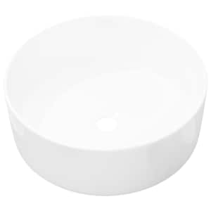 vidaXLi &uuml;mar keraamiline valamu 40 x 15 cm valge