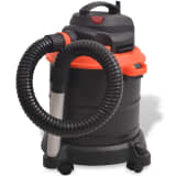 vidaXL Vakuumski Sesalnik za Pepel 1200 W 20 L Črn in Oranžen