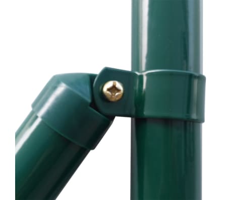 vidaXL Euro Fence Steel 10x1.7 m Green