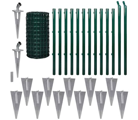 Recinzione Per Giardino Bianco Acciaio VidaXL | Leroy Merlin - 6