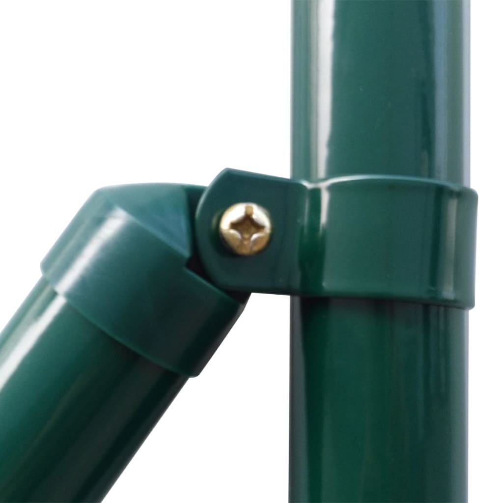 vidaXL Euro hek 25x1,2 m staal groen afbeelding