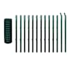 vidaXL euroaed, teras, 25 x 1,2 m, roheline
