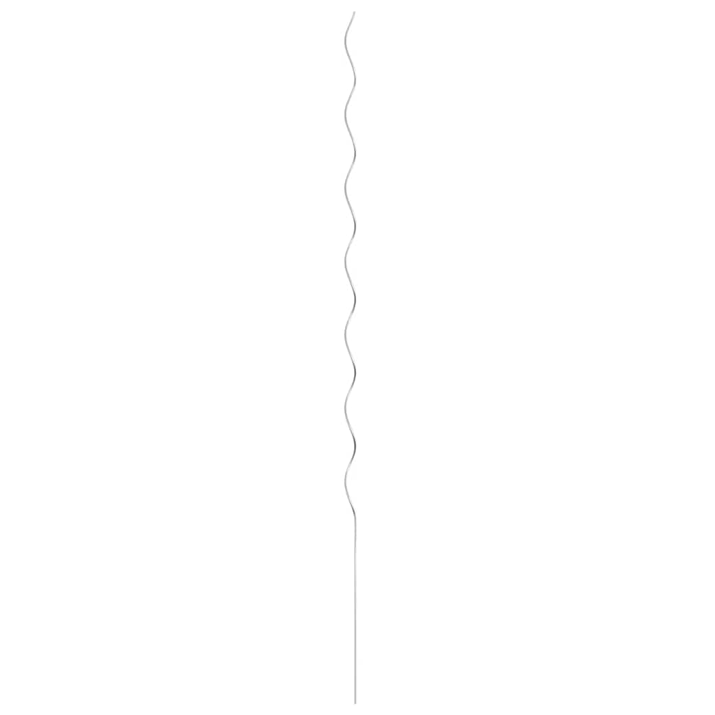vidaXL Plantenstok spiraal 170 cm gegalvaniseerd staal 5 st afbeelding