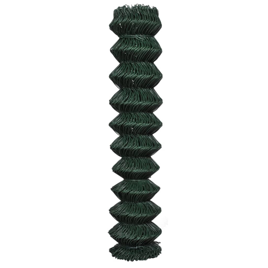 

vidaXL Gaashek met palen 1,97x15 m groen
