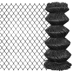 Verižna ograja iz jekla 25x0,8 m siva