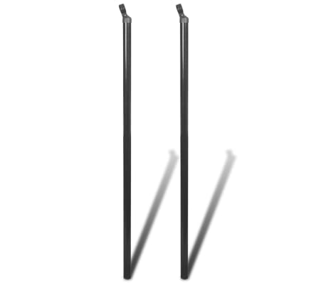 vidaXL Stâlpi de susținere pentru gard de plasă, 2 buc., 195 cm