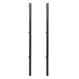 vidaXL Fence Post for Chain-Link Fence 2 pcs 150 cm Grey