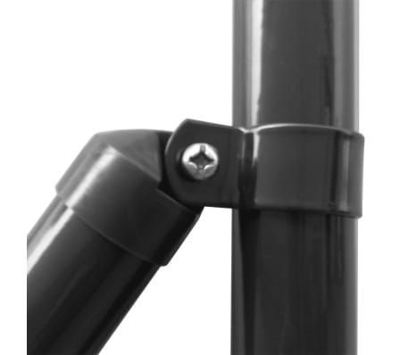 vidaXL Euro tvora, pilka, 10x1,96m, plienas