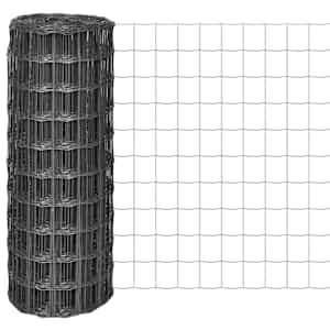 Evro ograja iz jekla 25x1 m siva