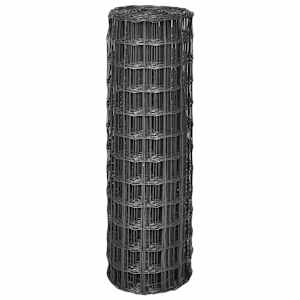 vidaXL Cl&ocirc;ture Euro Acier 25 x 1,2 m Gris