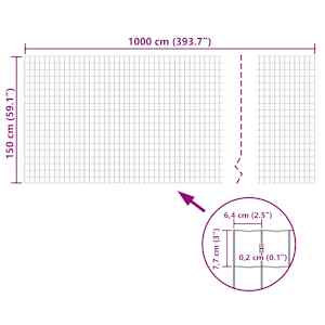 Euro plot ocel 10 x 1,5 m šedý - obrázek 5