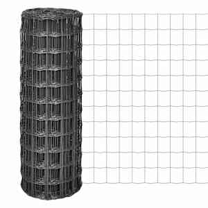 Evro ograja iz jekla 25x1 m siva