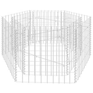 Šestihranný gabionový vyvýšený záhon 100 x 90 x 50 cm - obrázek 4