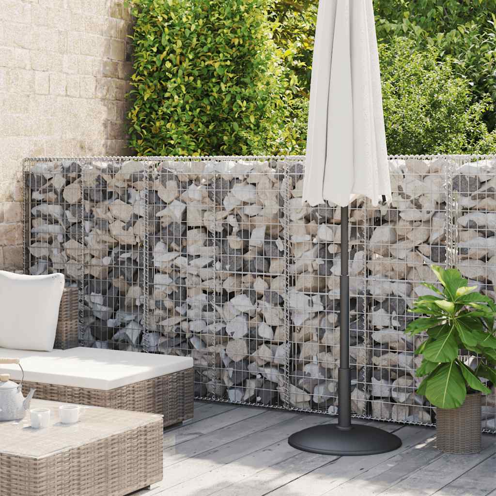 Horganyzott acél gabion kosár 300 x 30 x 100 cm 