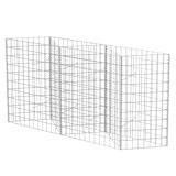 vidaXL gabions, tērauds, 120x30x100 cm