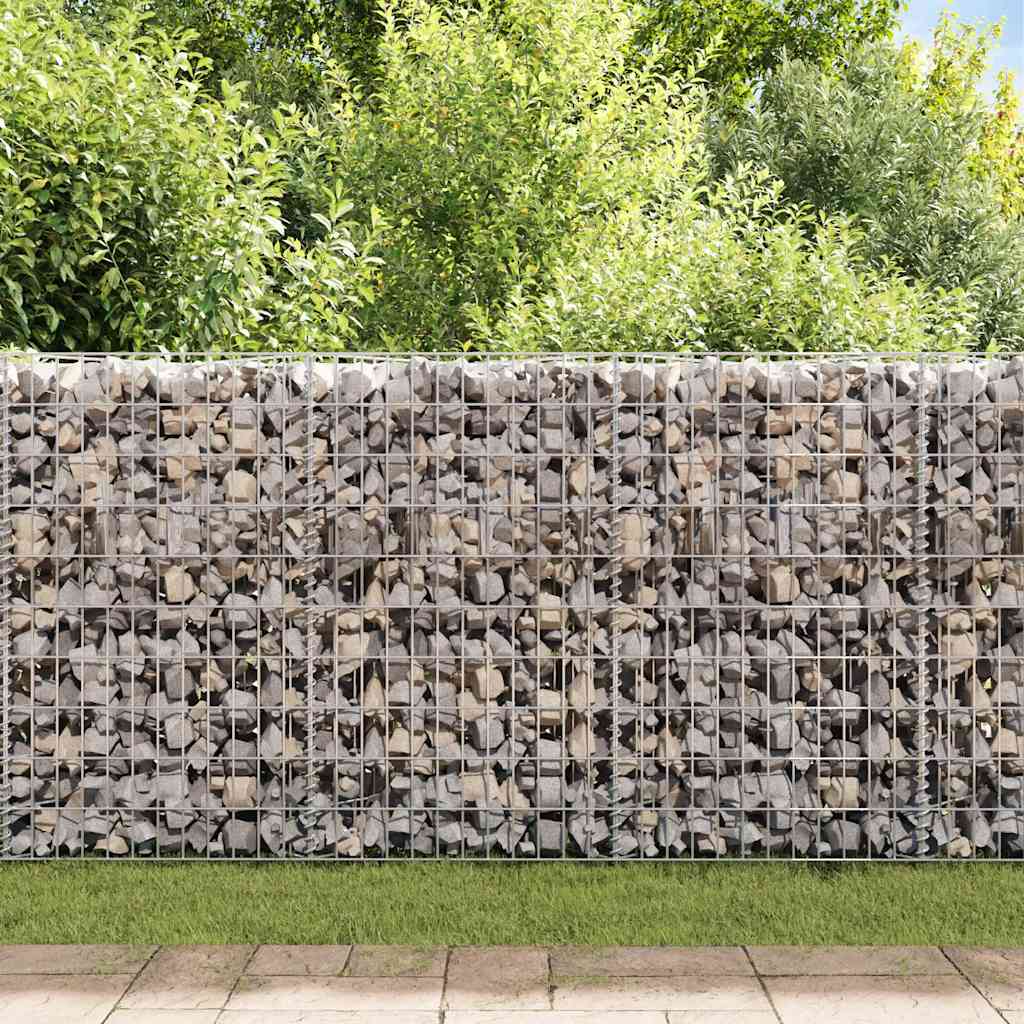 vidaXL Gabion Basket Galvanised Steel 47.2"x11.8"x19.7"