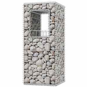 Gabionový sloup / truhlík 2 ks ocelový 50 x 50 x 120 cm - obrázek 4
