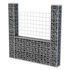 Gabionový koš ve tvaru U pozinkovaná ocel 160 x 20 x 150 cm - obrázek 3