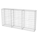 vidaXL Gabionkurv stål 200x30x100 cm