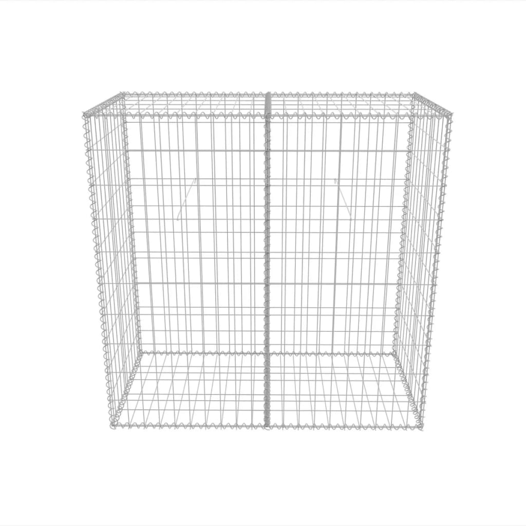 vidaXL Gabion Basket Galvanised Steel 39.4"x19.7"x39.4"