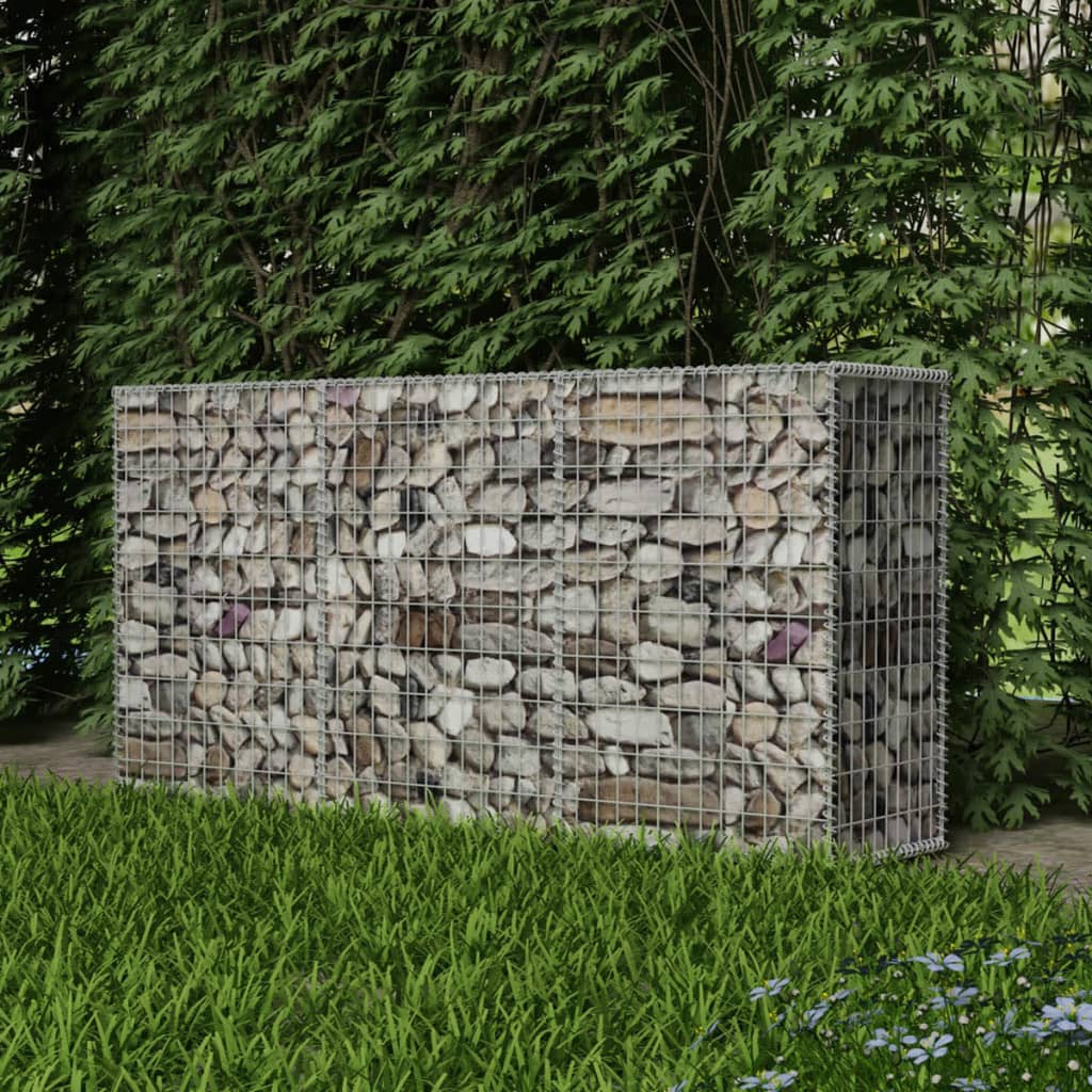 vidaXL Coș gabion, 200 x 50 x 100 cm, oțel galvanizat