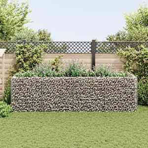 Gabionový vyvýšený záhon ocel 360 x 90 x 100 cm - obrázek 3