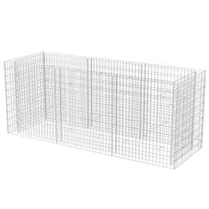 vidaXL gabioon-taimelava, teras 270 x 90 x 100 cm