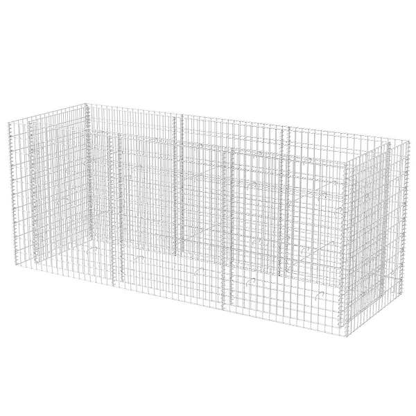 vidaXL gabioon-taimelava, teras 270 x 90 x 100 cm