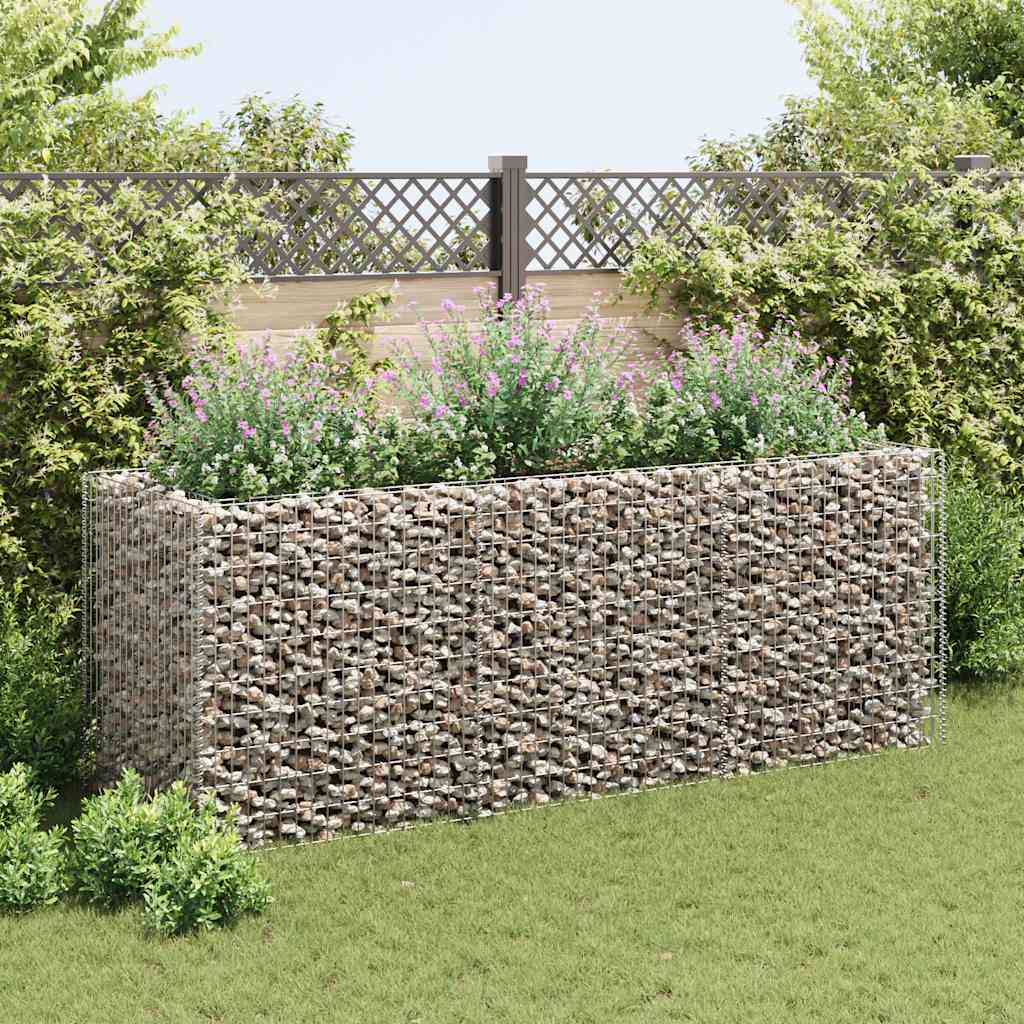 

vidaXL Gabion plantenbak verhoogd 270x90x100 cm staal
