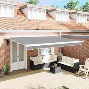 Okvir tende Bela 400 × 300 cm Aluminij