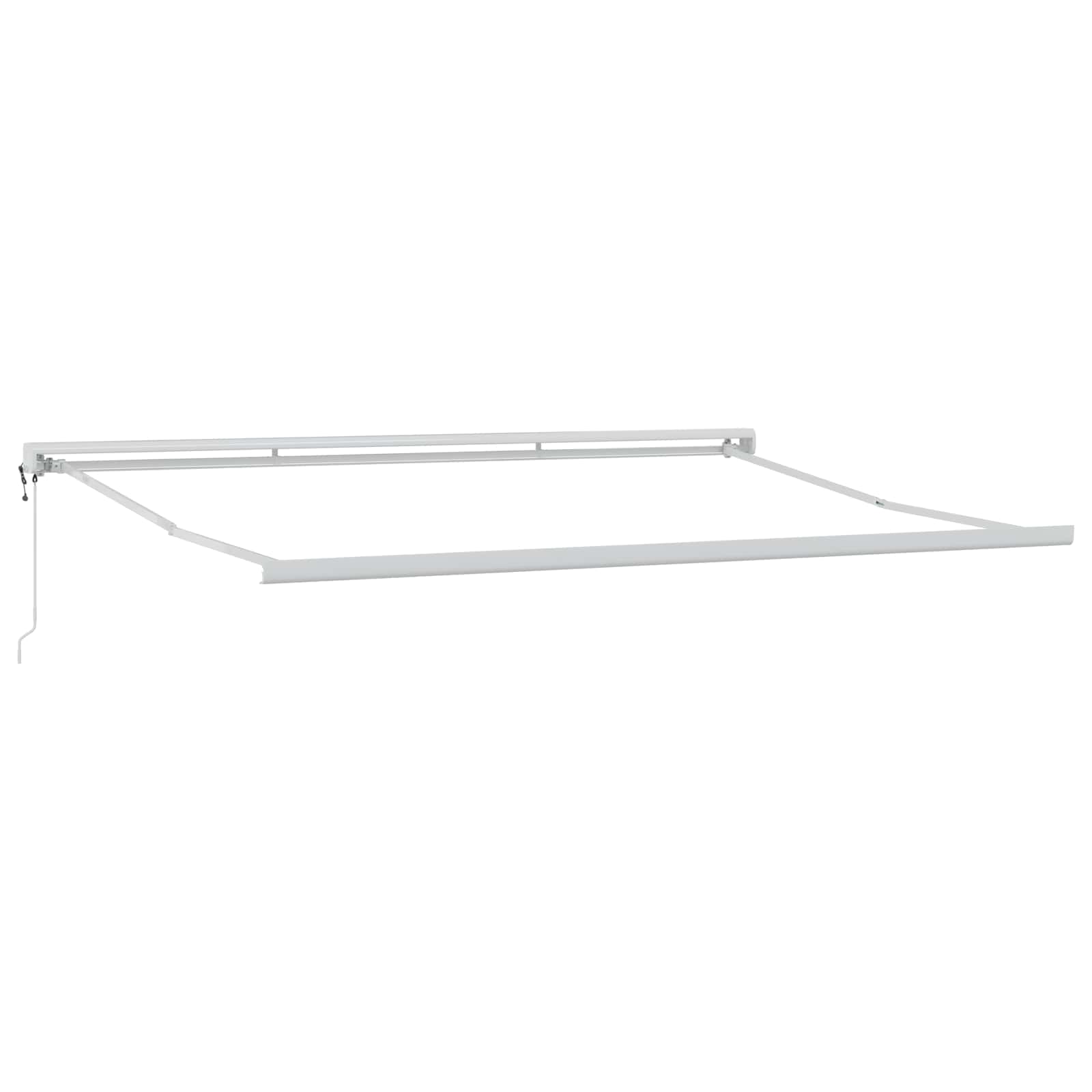 vidaXL Rám markýzy Bílá 400 × 300 cm Hliník