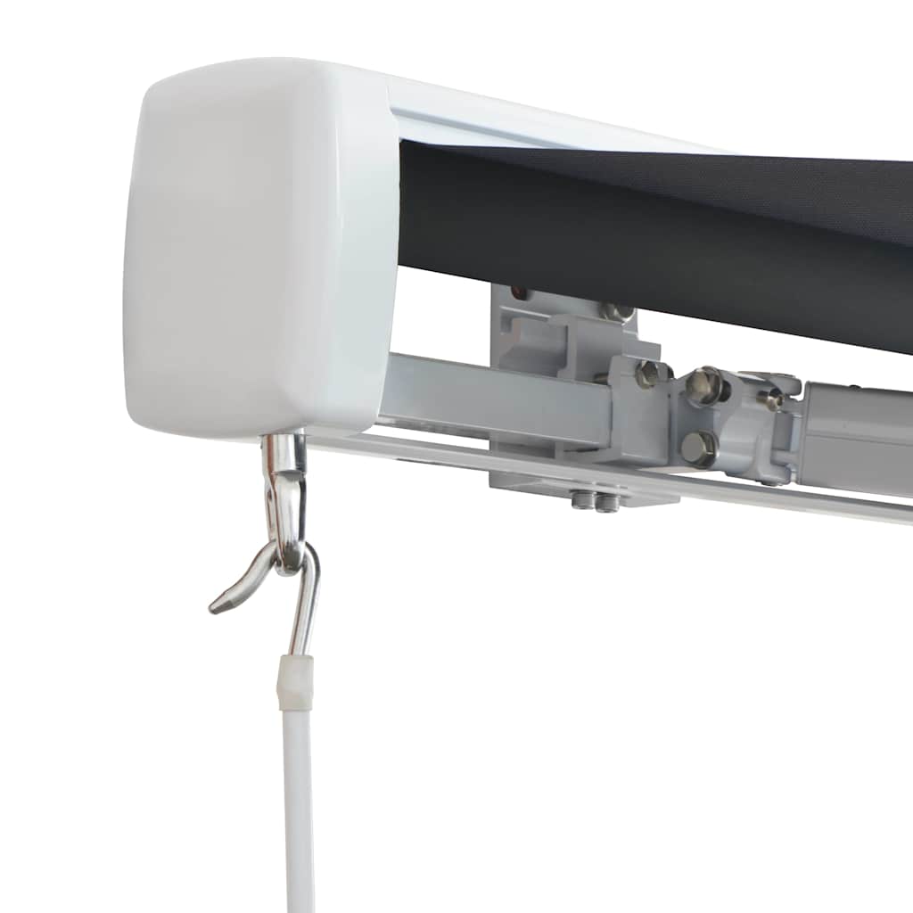 Uitschuifbare luifel Zwart 400 × 300 cm Aluminium image 17