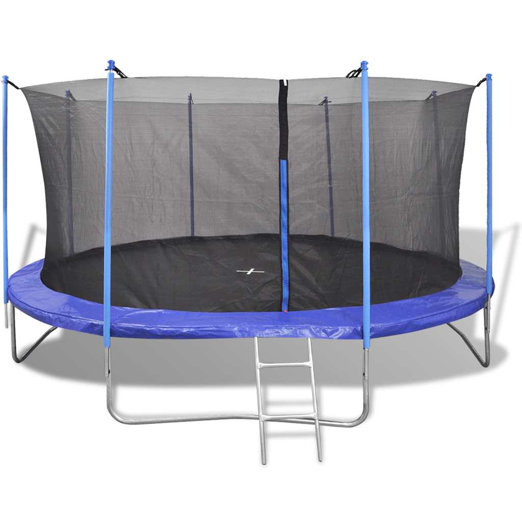 vidaXL Trampolin 5-delni komplet 4,57 m