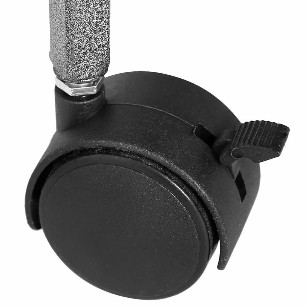 Cage à Oiseaux Avec Toit Acier Noir 66 X 66 X 155 Cm VidaXL 16 width=274