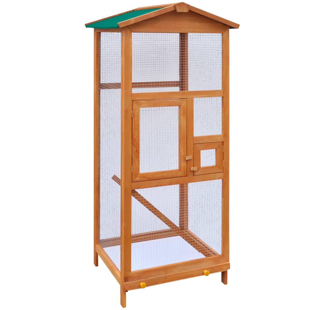 Cage à oiseaux Bois 65 x 63 x 165 cm