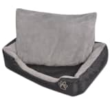vidaXL Dog Bed with Padded Cushion Size XXL Black