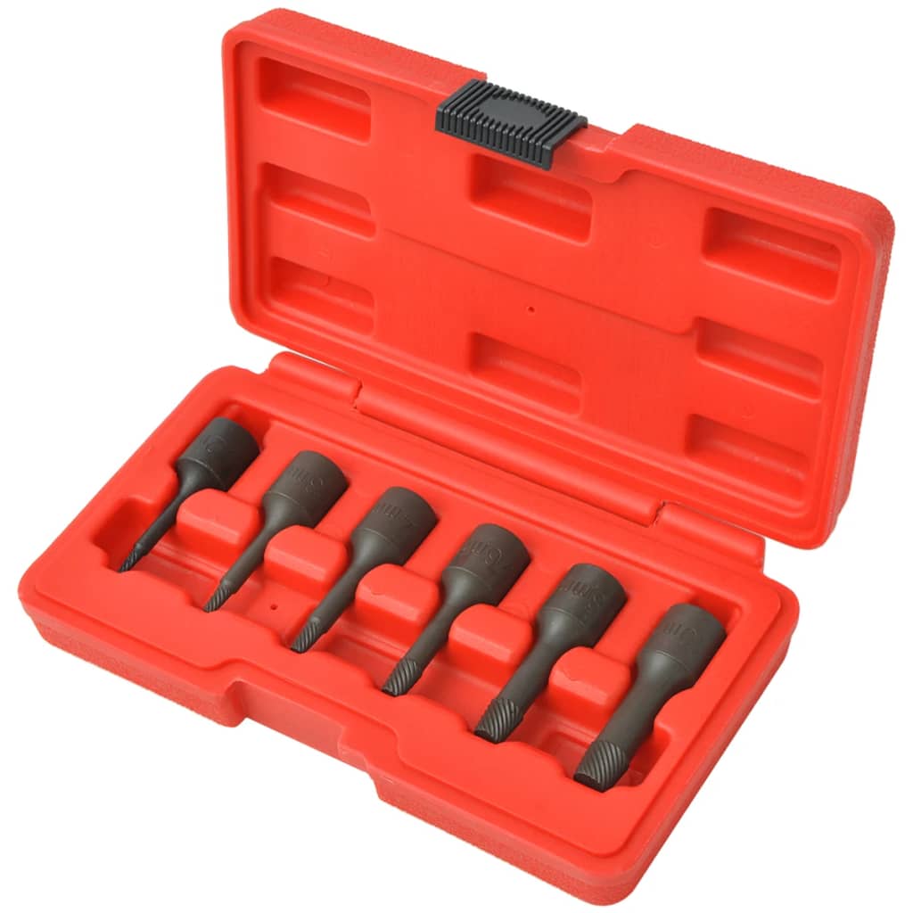 

vidaXL Schroefverwijdering set 6-delig staal