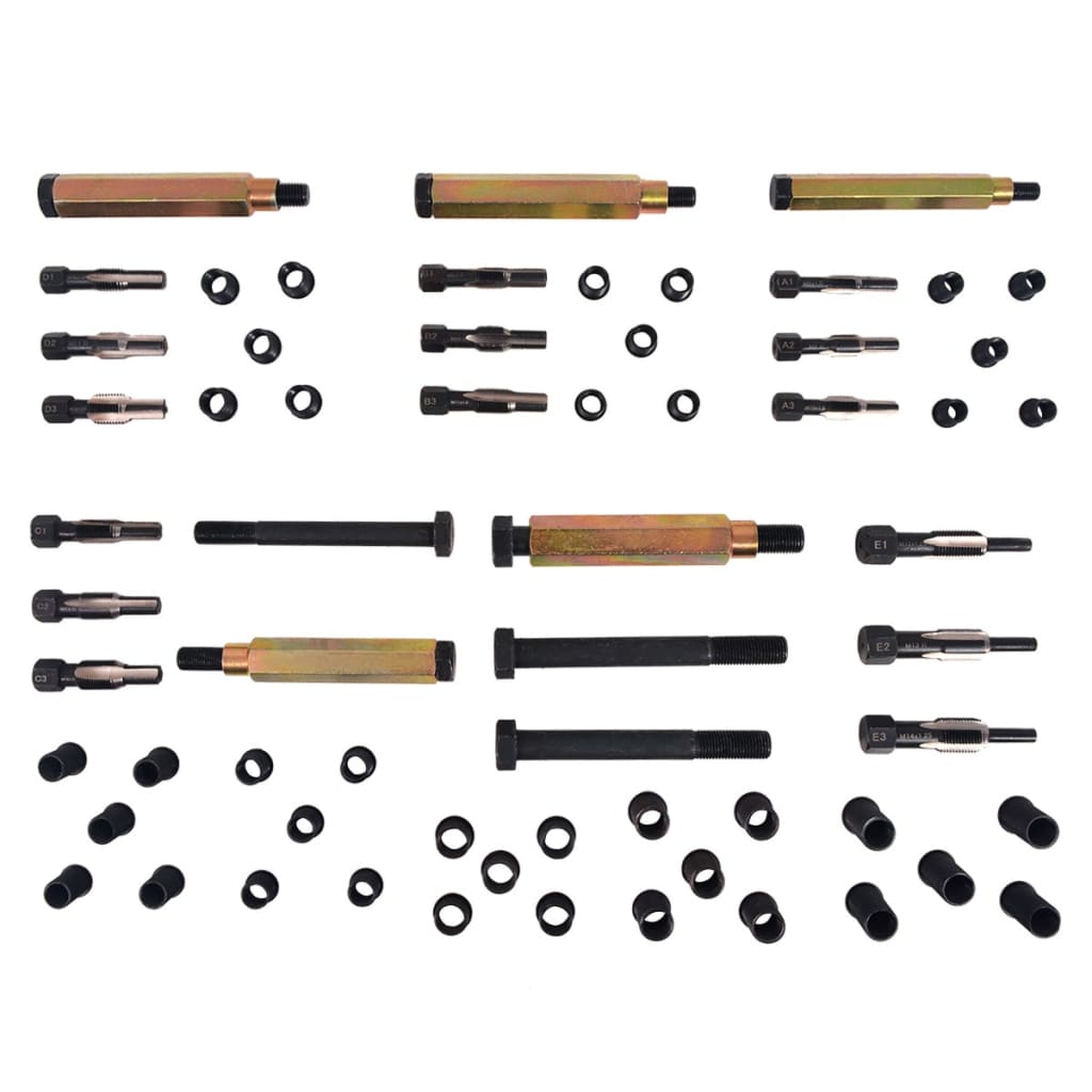 Accessoires outils à main vidaXL Kit réparation filetage bougie de  préchauffage 15 pcs M10x1,0mm