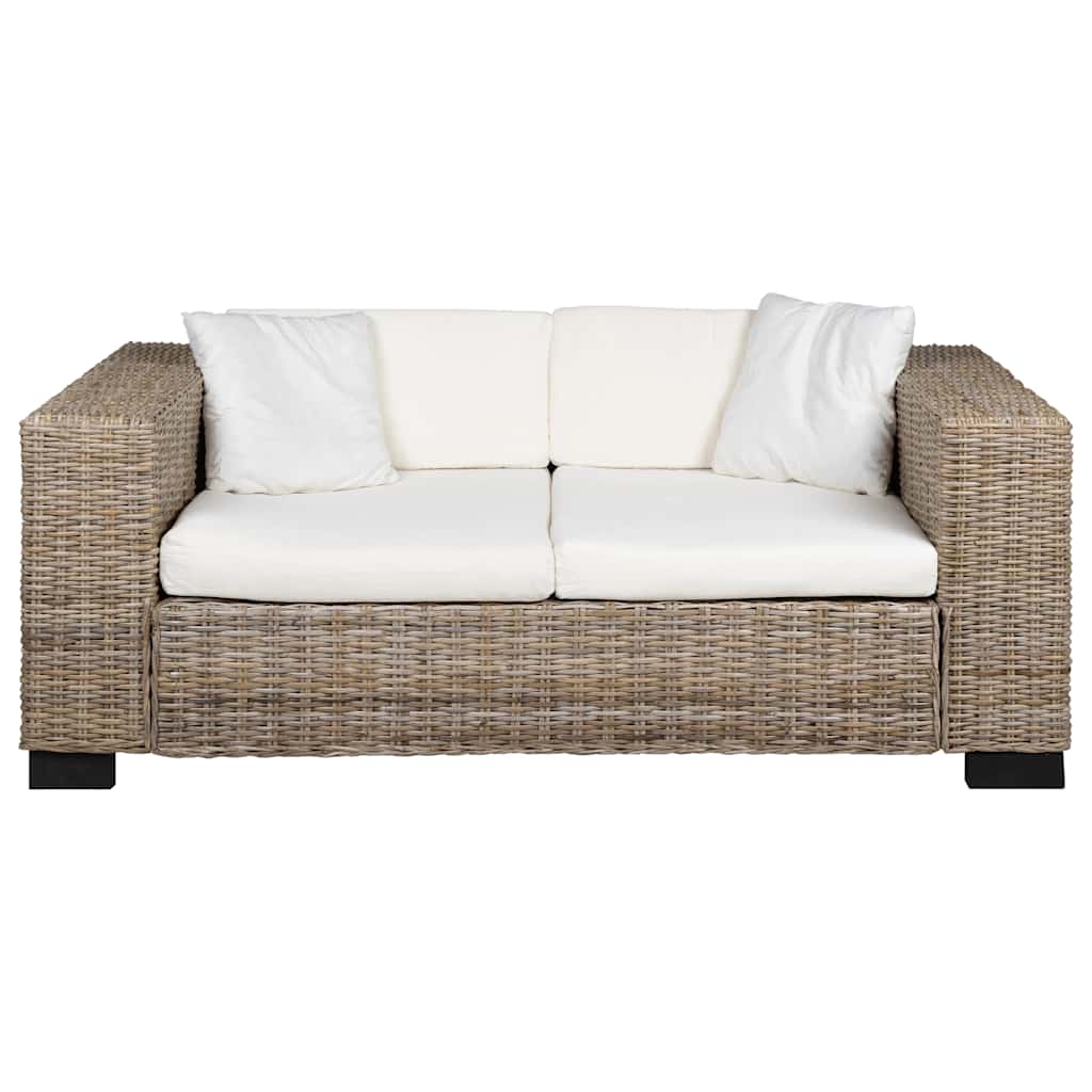Thumbnail - vidaXL 2-Sitzer Sofa Echtes Rattan