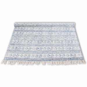 vidaXL Kilimas, medvilnė, 180x120 cm, mėlynas