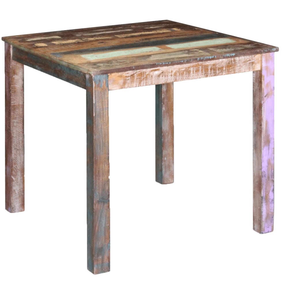 Jídelní stůl masivní recyklované dřevo 80 x 82 x 76 cm