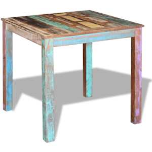 Jídelní stůl masivní recyklované dřevo 80 x 82 x 76 cm - obrázek 5