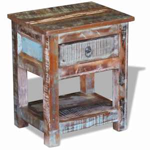 vidaXL sahtliga lisalaud taastatud puidust 43 x 33 x 51 cm