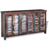 vidaXL Sideboard with 6 Doors Solid Reclaimed Wood