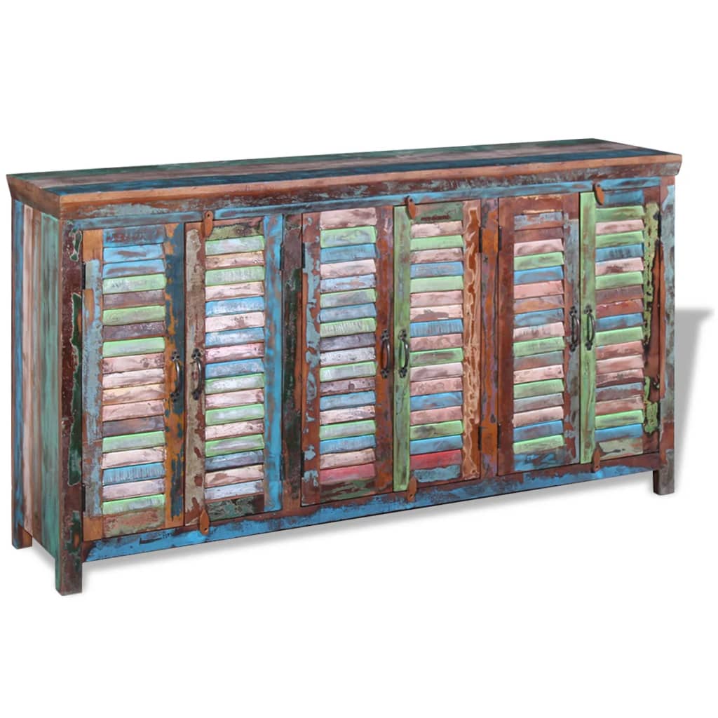 

vidaXL Dressoir met 6 deuren massief gerecycled hout