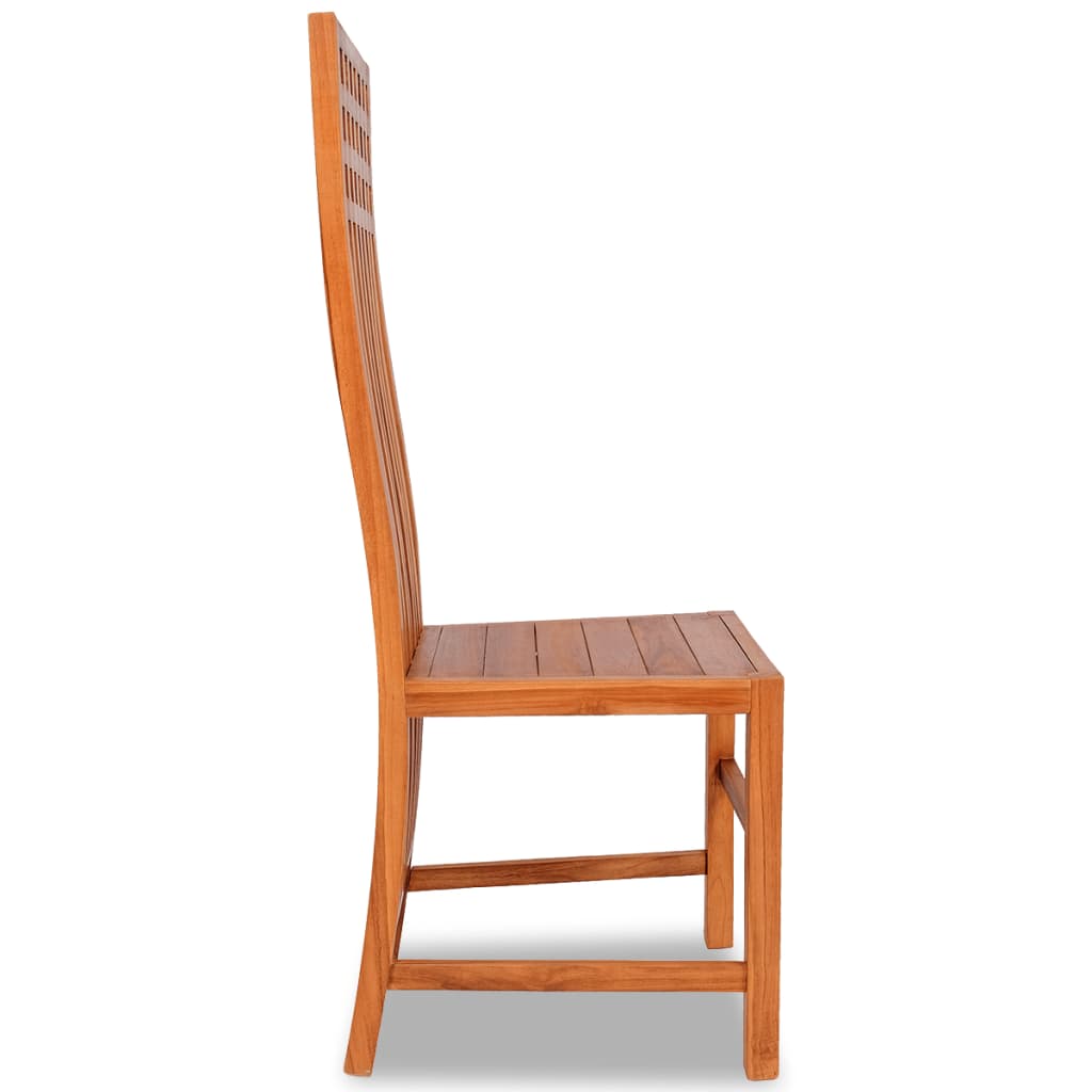 vidaXL Krzesło do jadalni z drewna tekowego