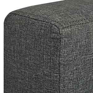 3místná pohovka textil tmavě šedá - obrázek 6