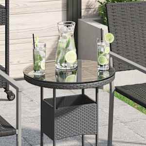 Površina za Mizo Kaljeno Steklo Okrogle Oblike 400 mm