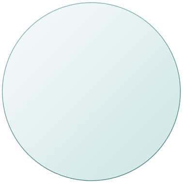 vidaXL Tampo de mesa, vidro temperado, redondo, 500 mm[1/4]
